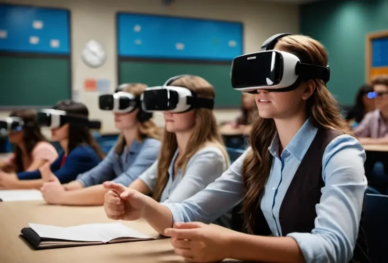 imagen que representa la realidad virtual en la educacion